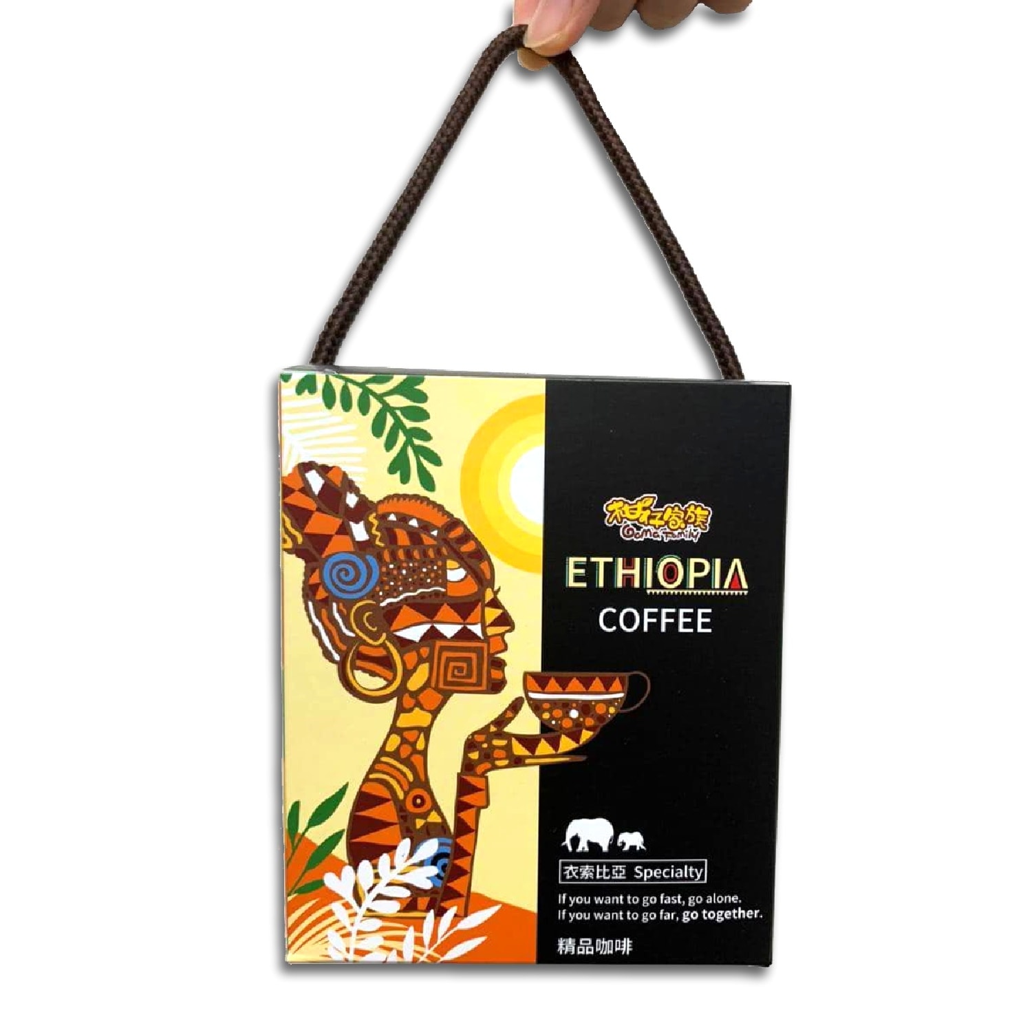 柑仔家族咖啡之濾掛咖啡出貨包裝圖