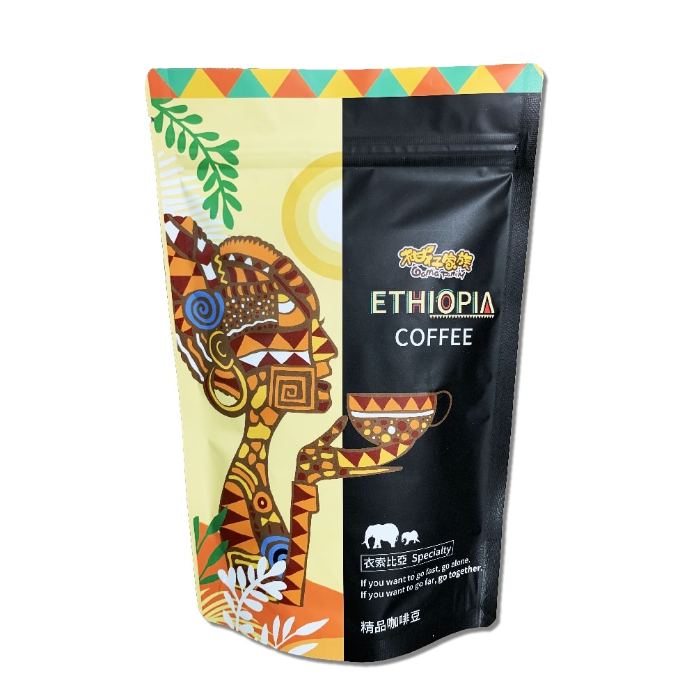 柑仔家族咖啡之精品豆出貨包裝圖